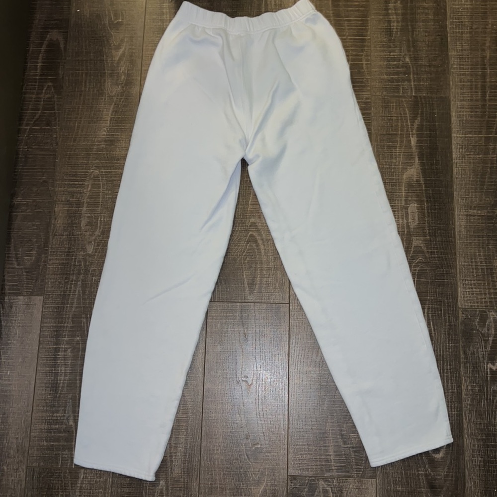 White straight leg sweatpants ◻️ - Picture 3 of 4